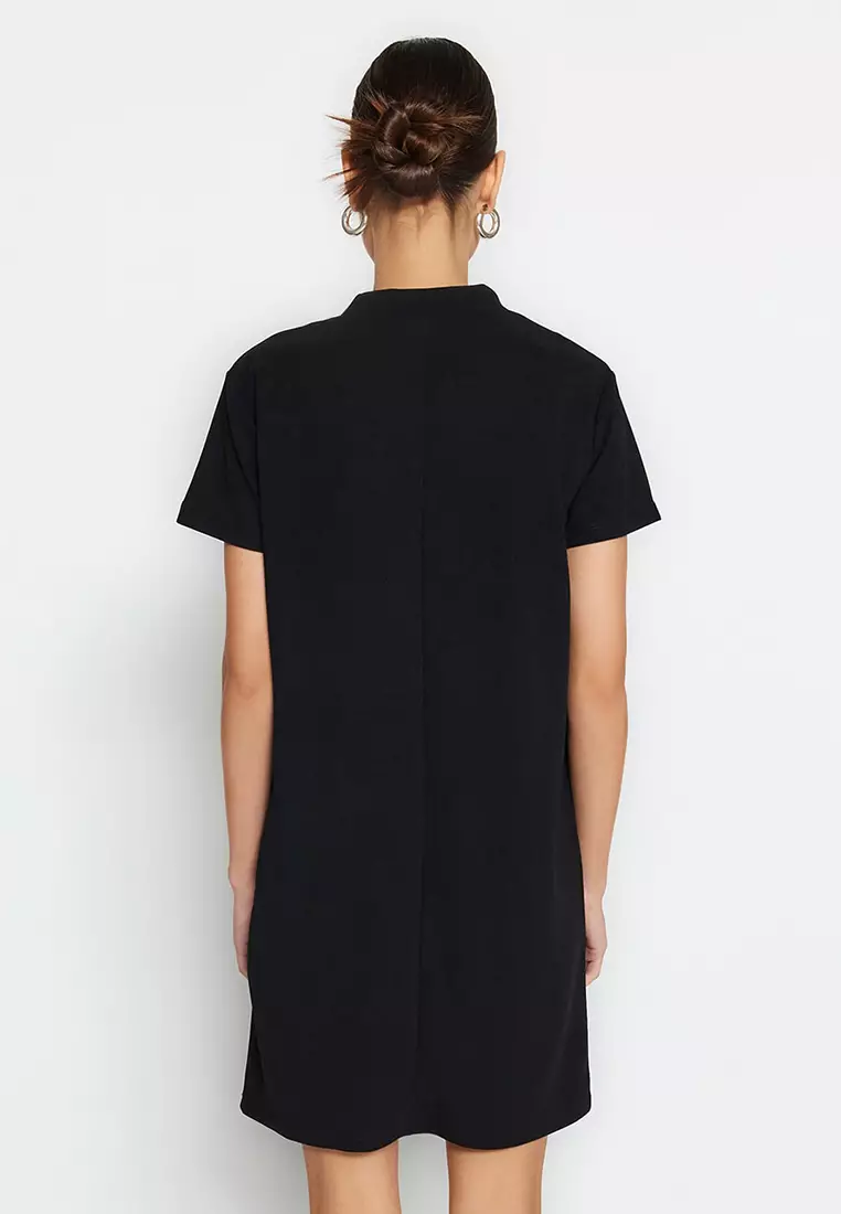 Pocket Detailed Midi Dress