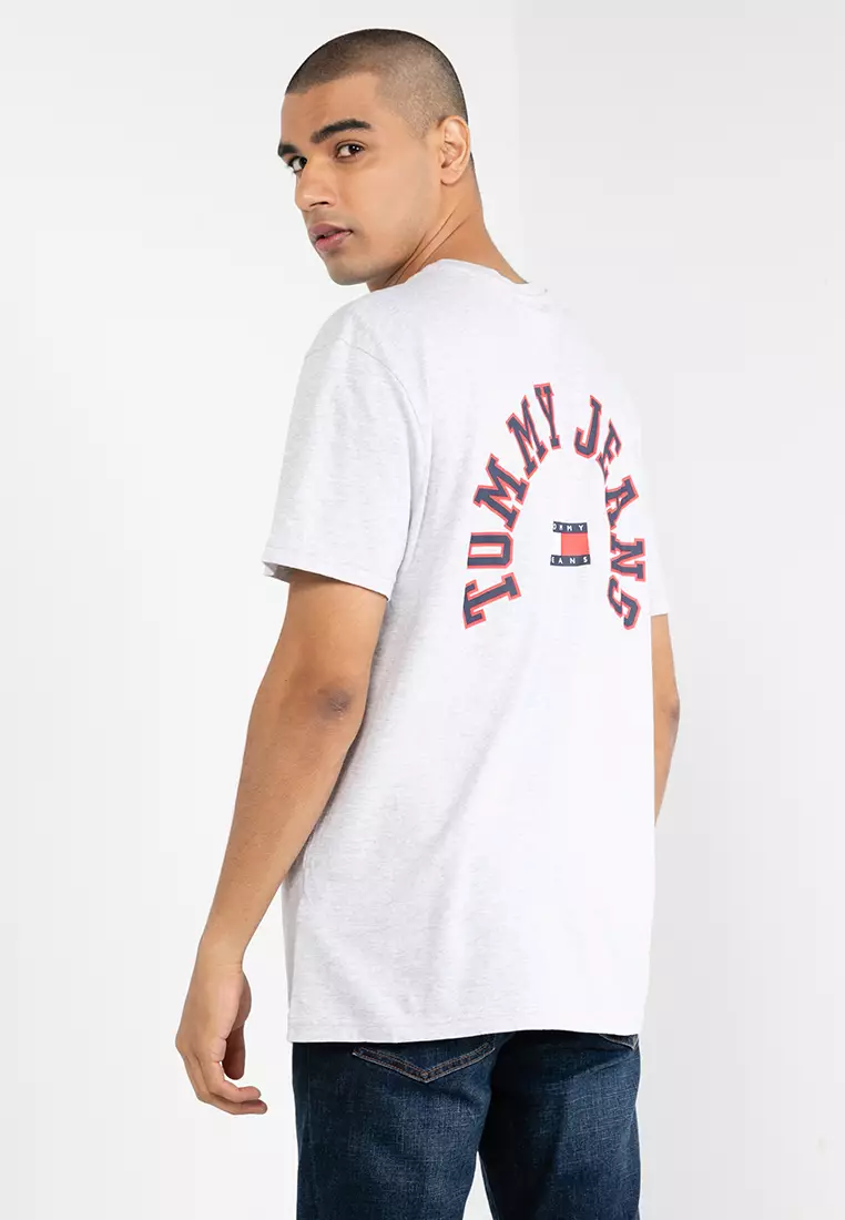 Buy Tommy Hilfiger Classic Curved TJ College Tee - Tommy Jeans Online |  ZALORA Malaysia