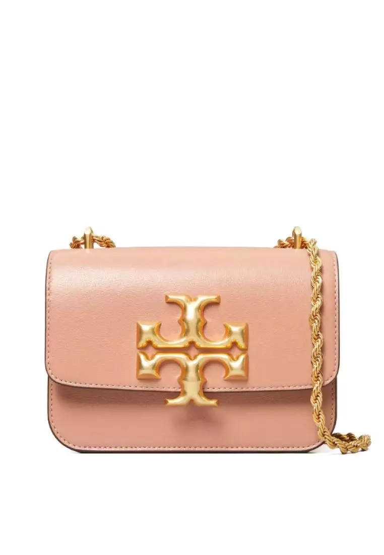 Tory Burch Eleanor Textured Small Convertible Shoulder Bag Meadowsweet