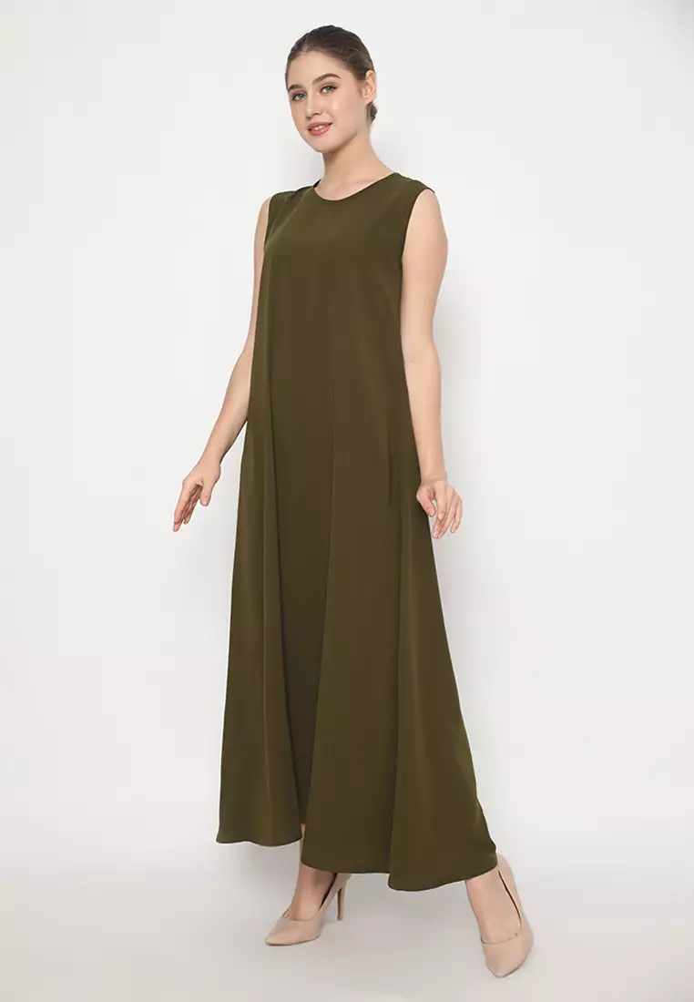 Lavani Manset Dress Army