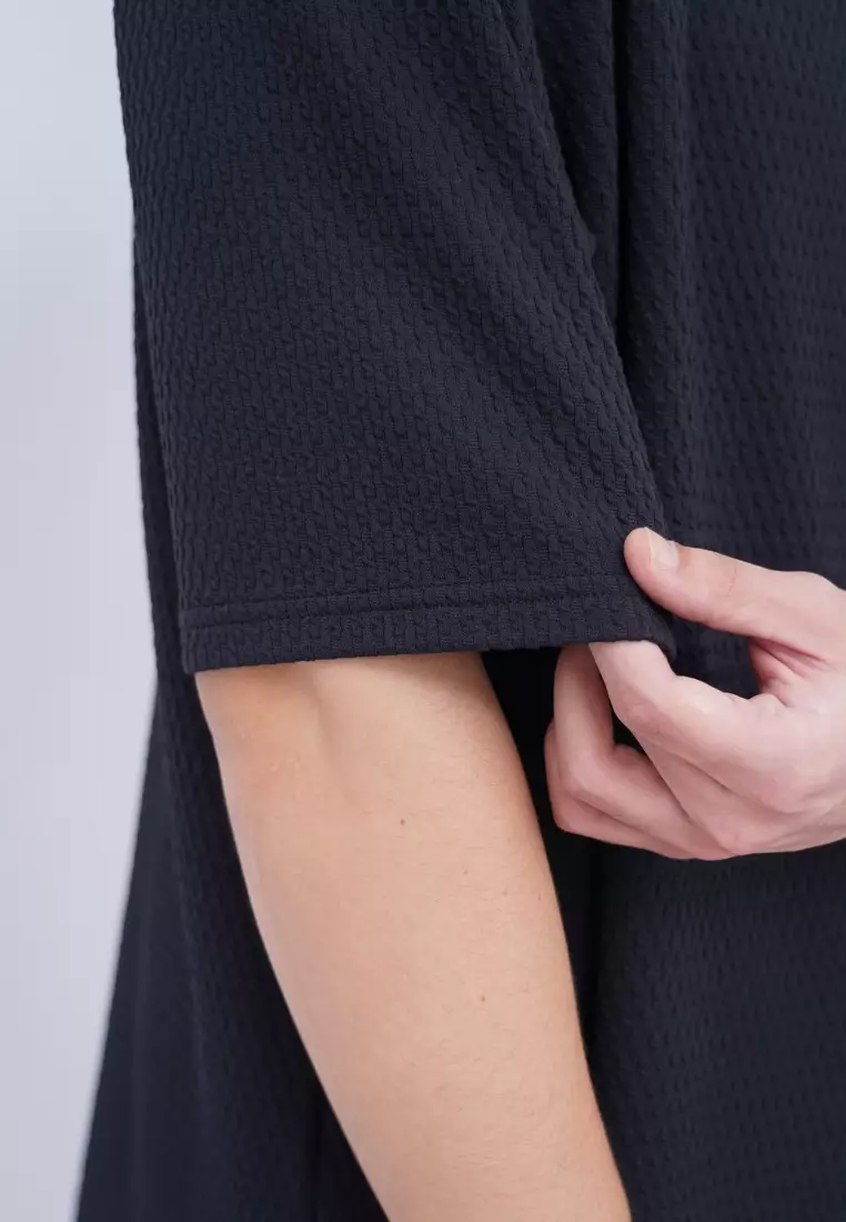 Ryusei T-shirt Oversize SORA Knit Black