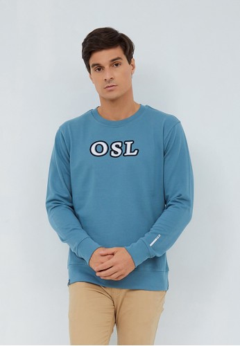 Osella blue Osella Sweatshirt Pria OSL Ultra Marine 24F1EAA4D3A0D3GS_1