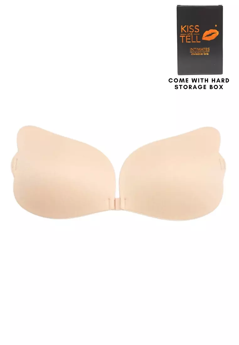 Angel Push Up Nubra in Nude Seamless Invisible Reusable Adhesive Stick on Wedding Bra 隐形聚拢胸胸貼