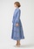 Touche Prive blue Frilled Gingham Dress 86DABAA86FF8D3GS_5