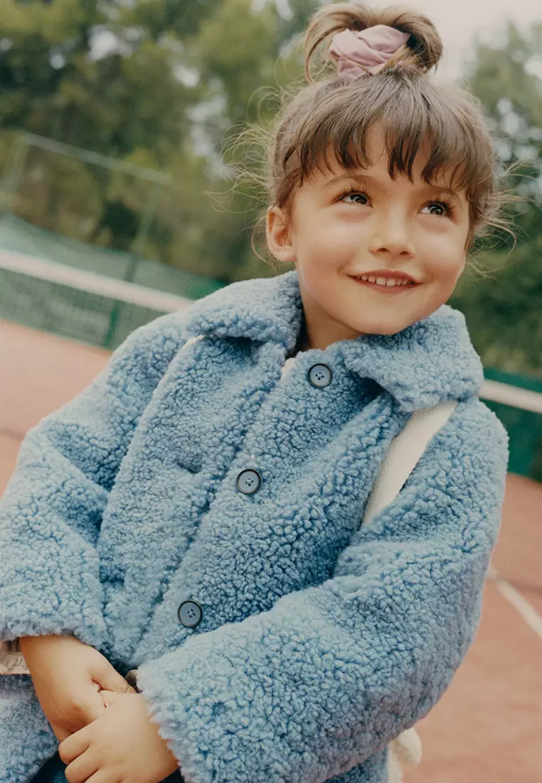 Buy MANGO BABY Faux Shearling Coat 2023 Online ZALORA Philippines