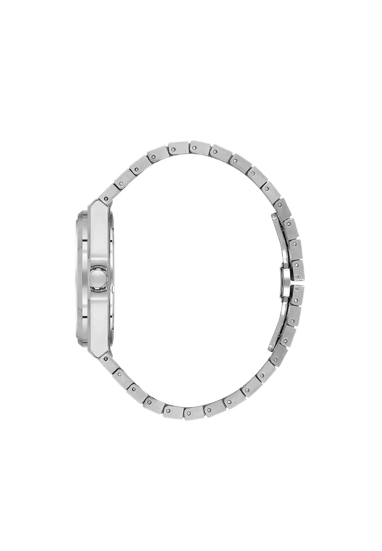 Men Analog Silver Stainless Steel Watch DK.1.14150-5