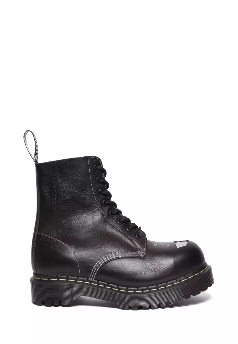 Discount on Dr. Martens  shoes - SKU: 1460 PASCAL BEX EXPOSED STEEL TOE LACE UP BOOTS