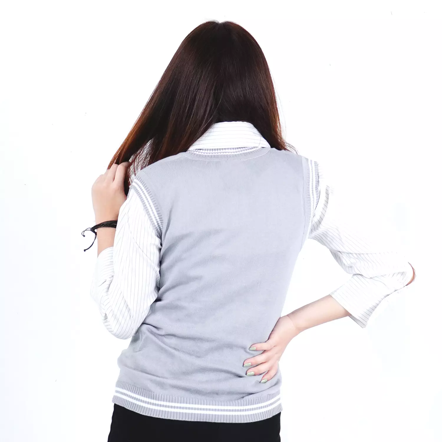 OKECHUKU Rompi Wanita Vest Outer List Outer Vest Rompi Vest Wanita