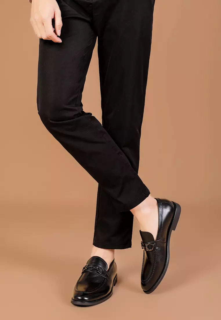 Grain Leather Horsebit loafers MK5050-2