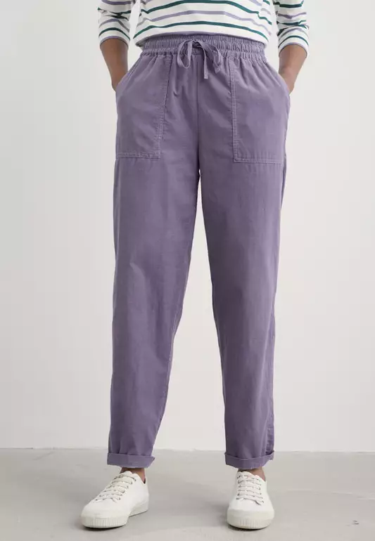 Seasalt Cornwall Purple Dayby Trousers