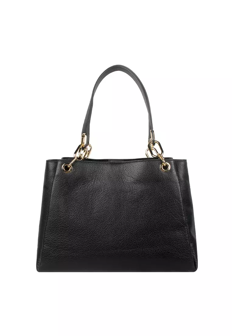 Michael michael kors gusset saffiano leather crossbody top