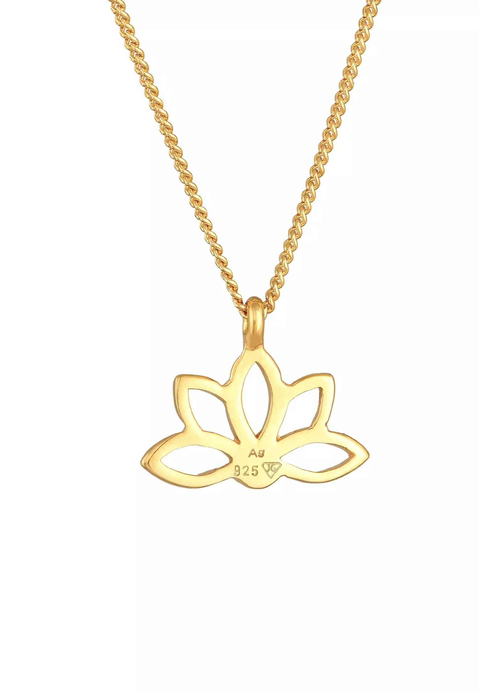 Gold 2025 lotus pendant