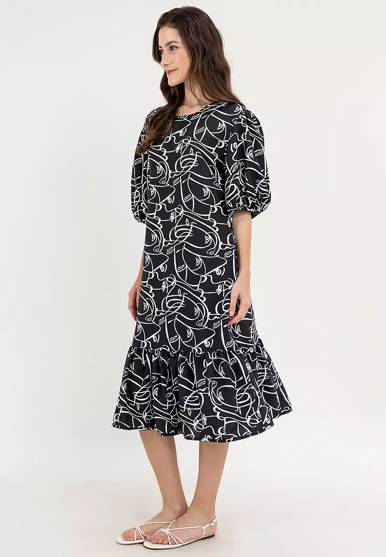 Serena Printed Dress