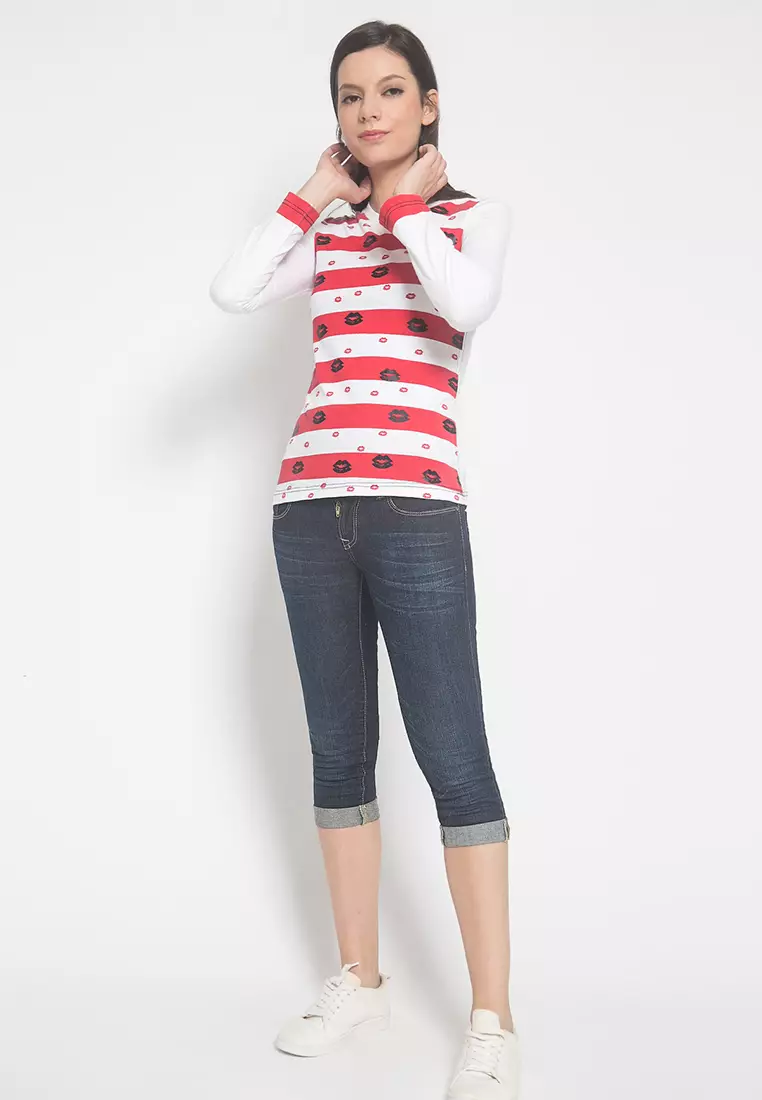 LGS - Celana Jeans Wanita - Whiskers - Hitam - LPC.401.003.A195.C