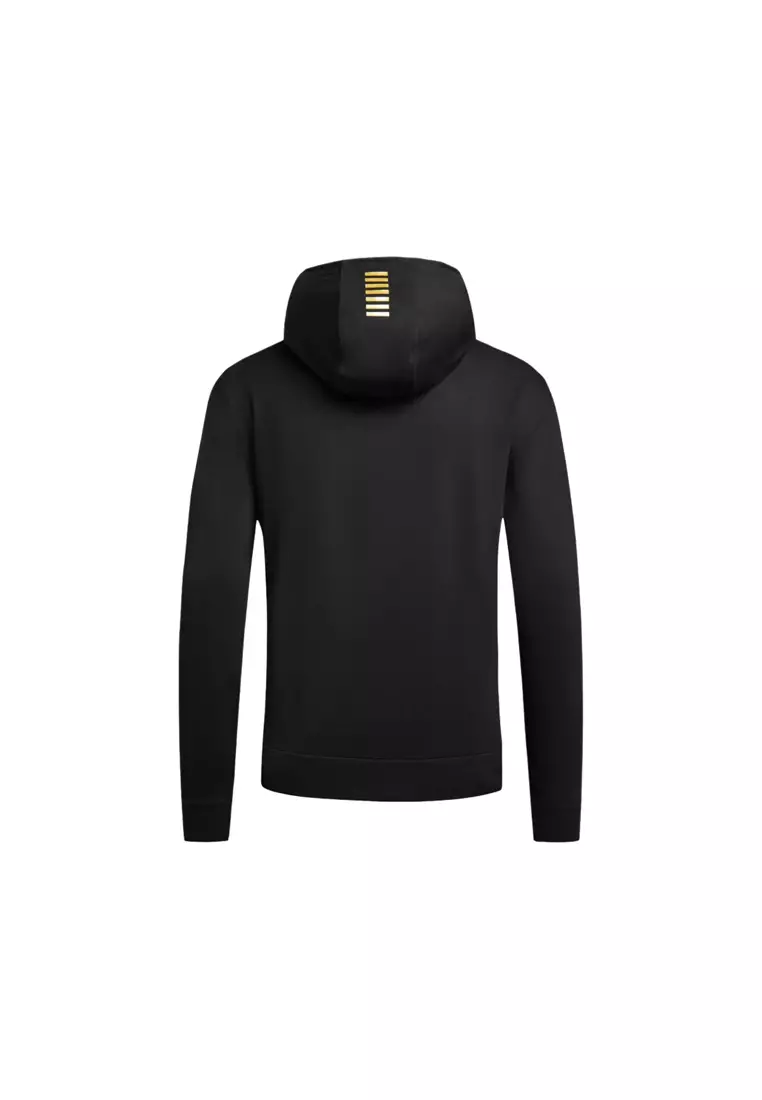 Men's Hoodie in Black 8NPM32 PJVRZ