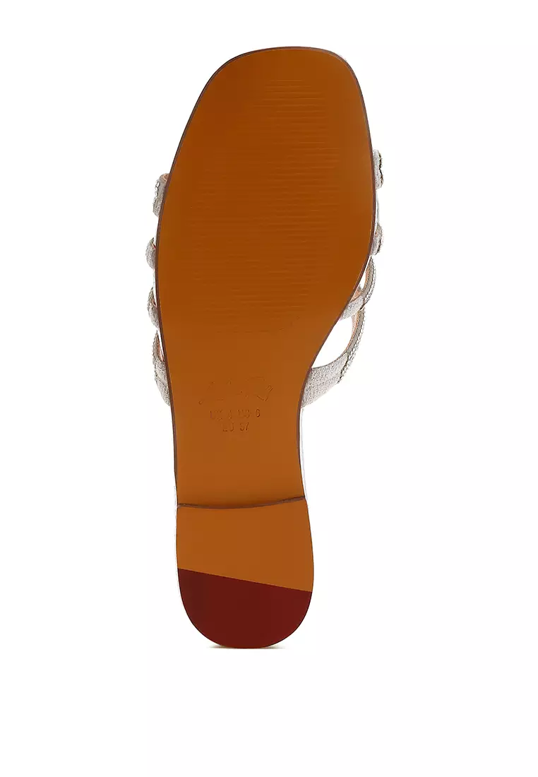 Flat Potong Berlian Imitasi Perak