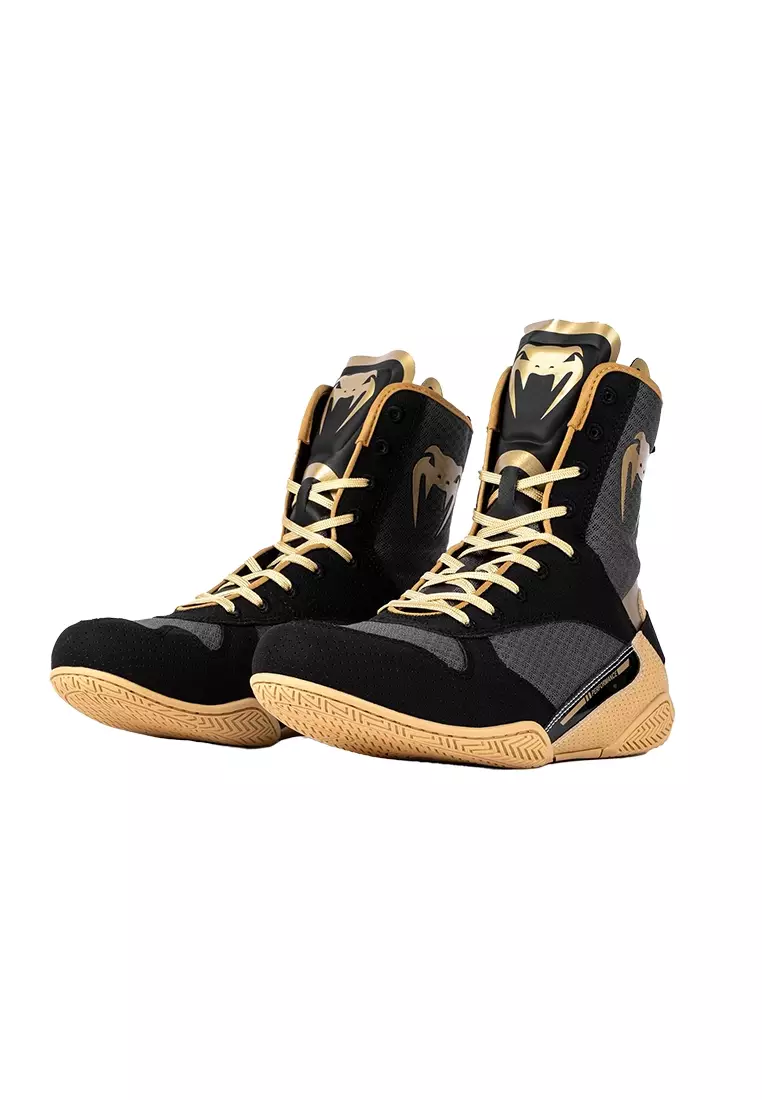 Venum Elite Boxing Shoes - Black/Beige