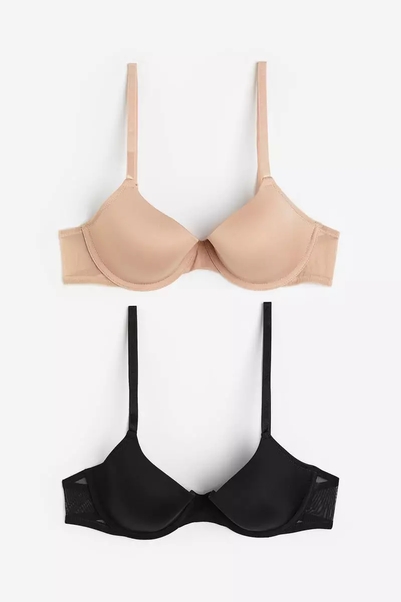 2-pack padded underwired bras
