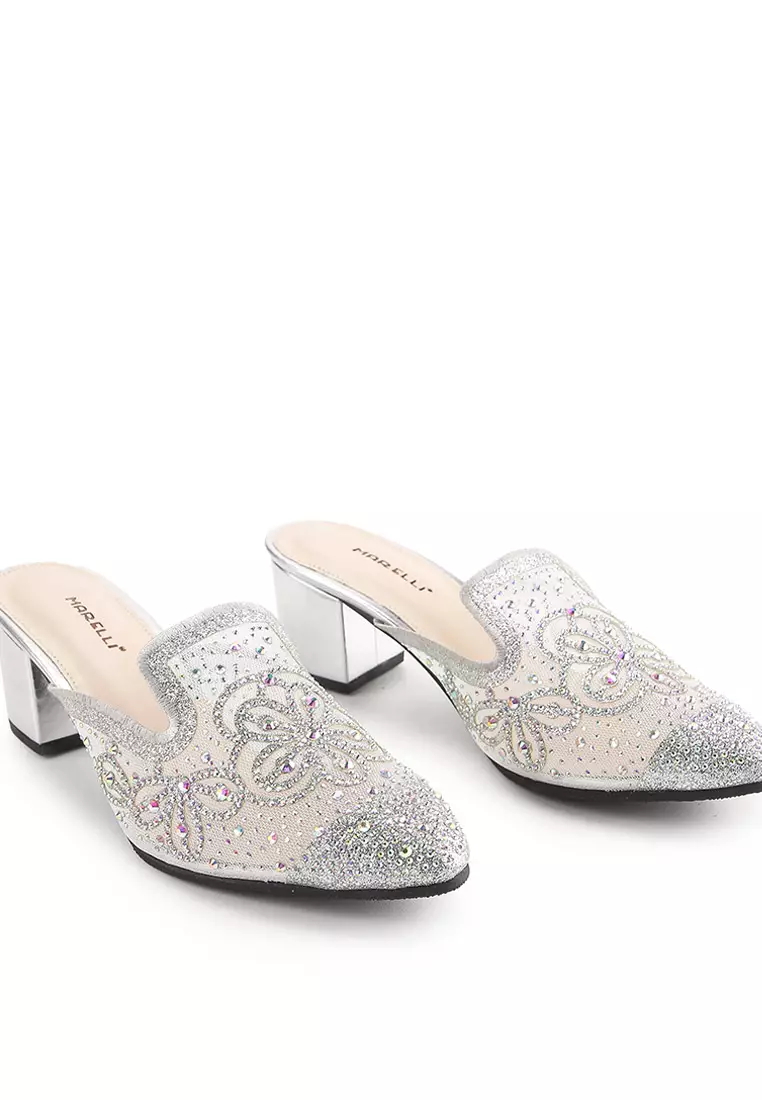 Lotuna Sandal Slop Wanita pesta