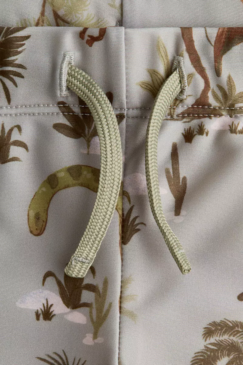 Printed swimming trunks