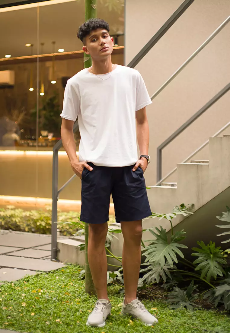 Celana Pendek Cotton Board Shorts OXCON Relax Pants Navy Blue