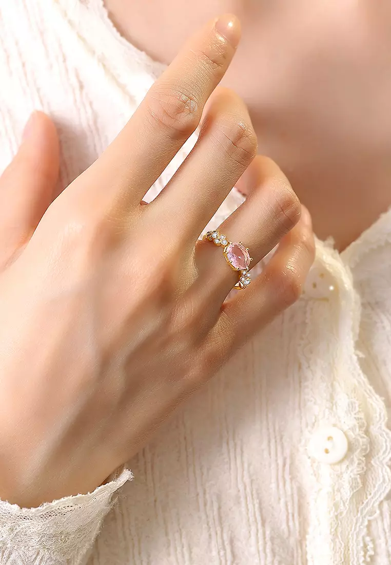 Cincin Wanita Original Wanita Korea Vintage Cewek Anti Pudar Cincin Jewellery Ring Couple Aksesoris Kotak Indah COD