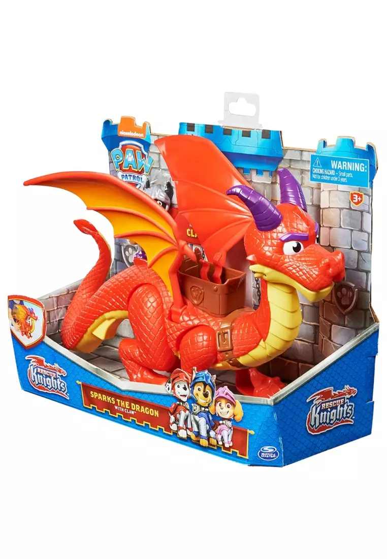 Buy Paw Patrol Rescue Knights Sparks The Dragon With Super Wings