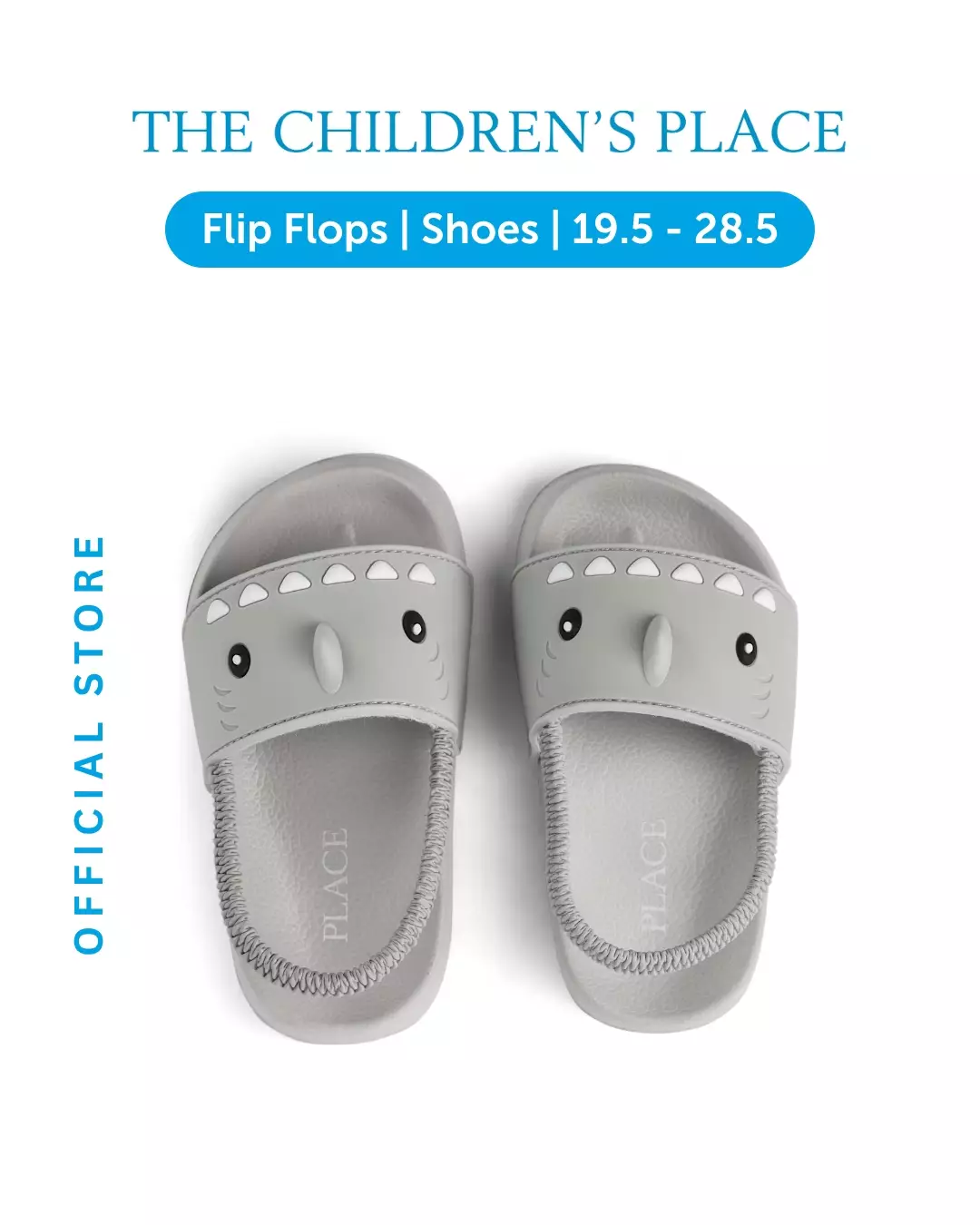 Jual The Children's Place Toddler Boys Shark Slides Sandal Anak