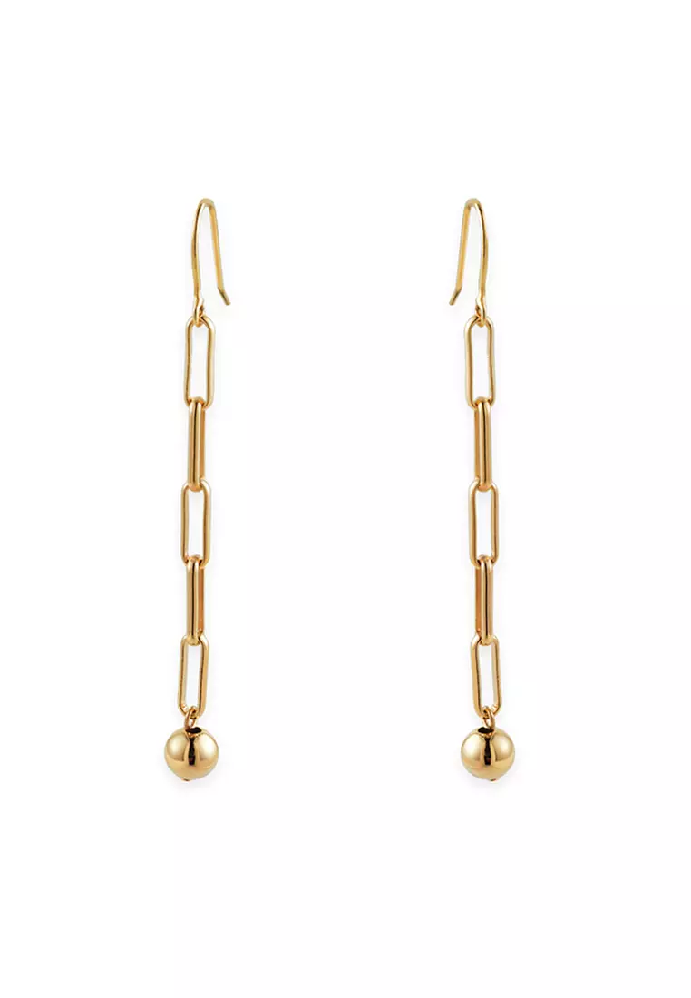 Gold hook outlet earrings