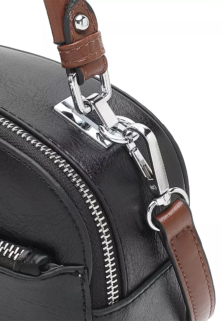 Top Handle Bag / Sling Bag / Shoulder Bag - Black