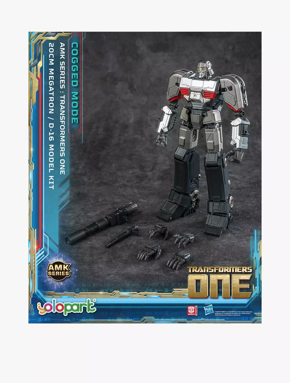 Yolopark TRA MV8 AMK : Series D-16 Model Kit Cogged Mode - YOLAMKM8MG