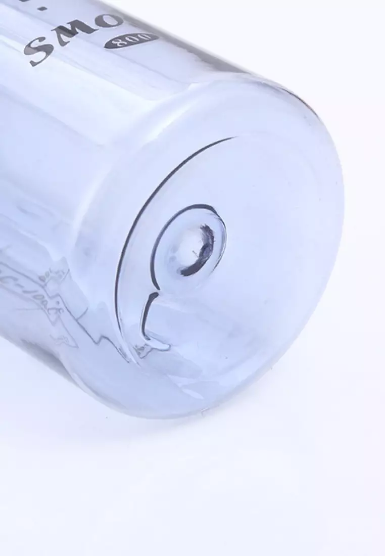 Wakakids Botol Minum Plastik Transparan Classical Smosi 800ml K101 Venrc Orange