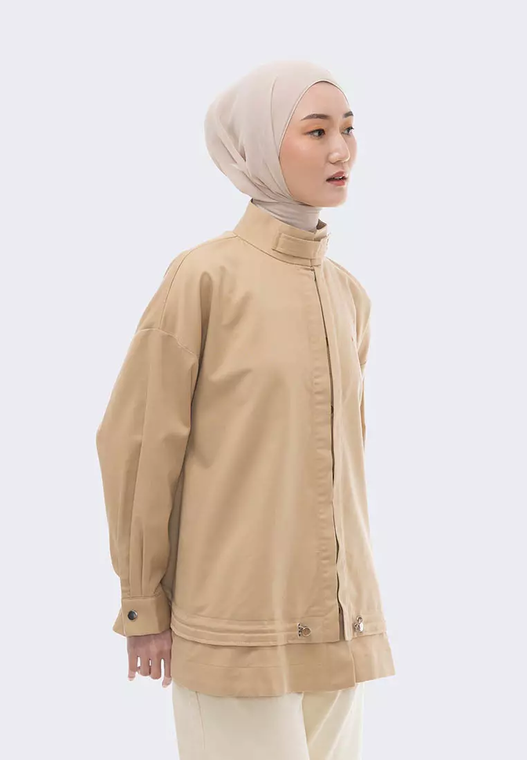 Ria Miranda Pale Yellow Alira Jacket