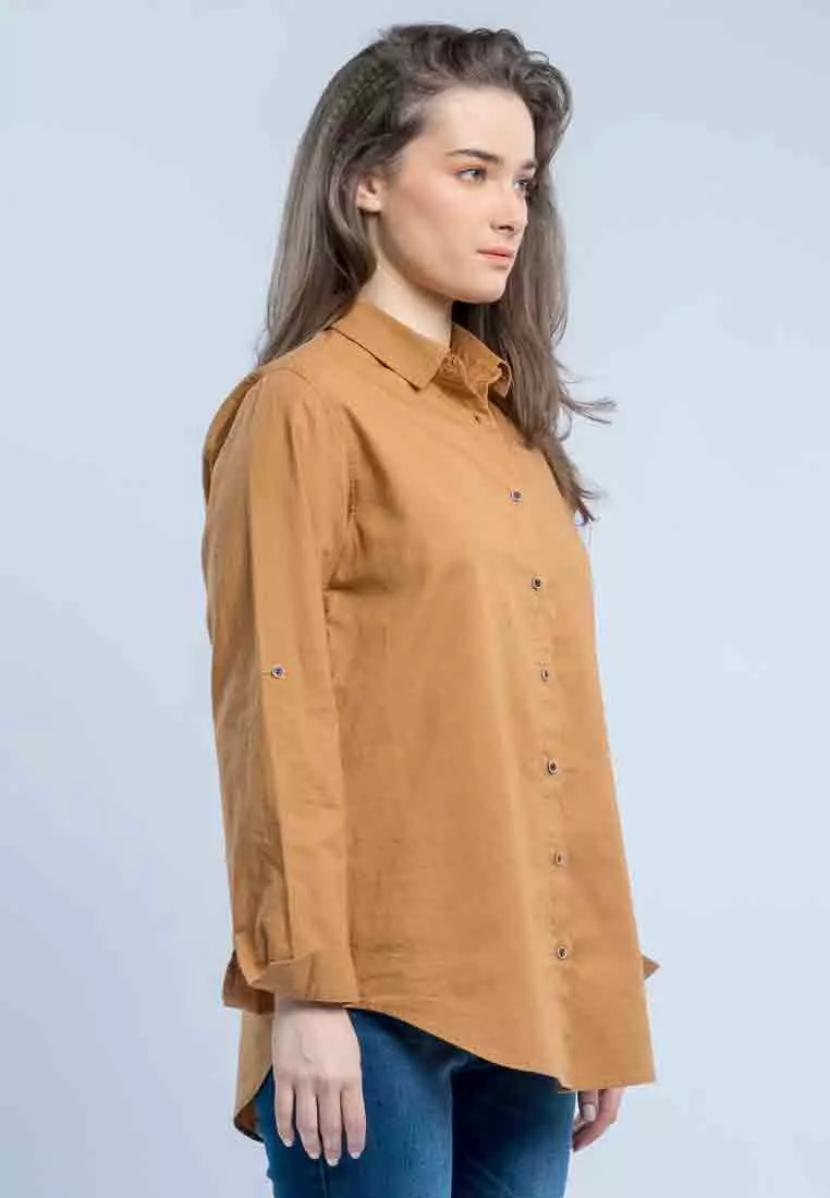 C2 Elwien Brown Casual Shirt