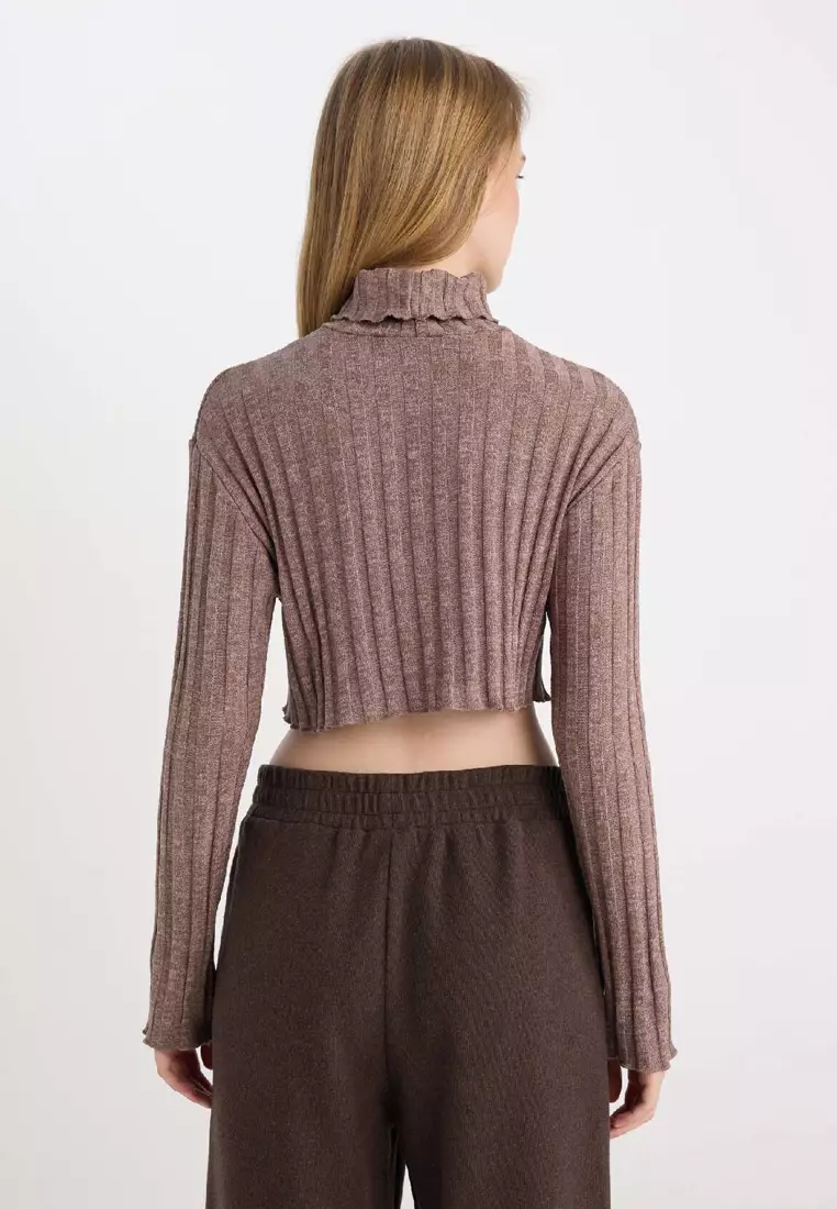 Turtleneck Crop Top