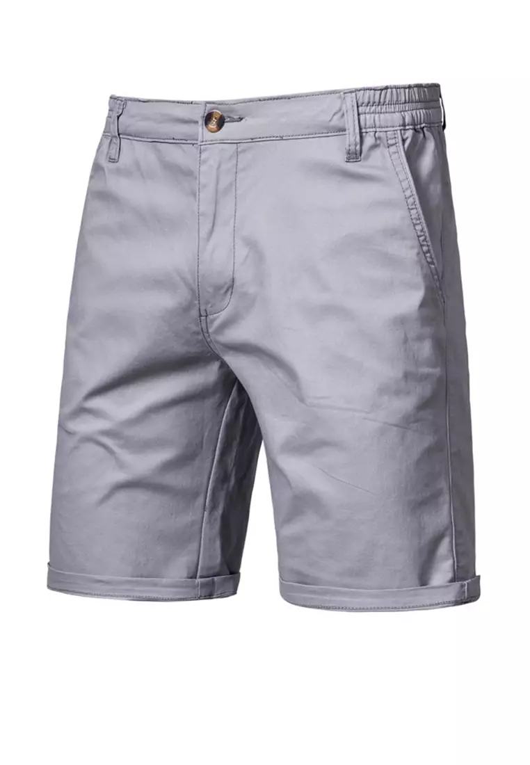 Straight Cropped Shorts AX019