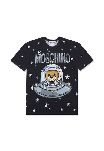 Moschino black MOSCHINO women's space bear T-shirt 203C6AA9A3A4A0GS_1