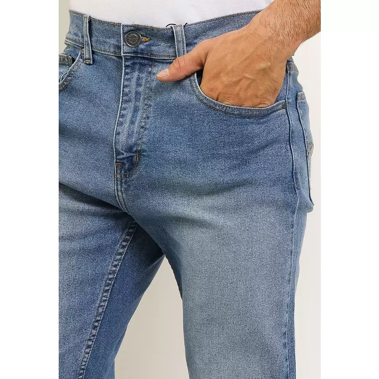 TRIPLE Celana Jeans Stretch Regular Slim (94 858 BWD)