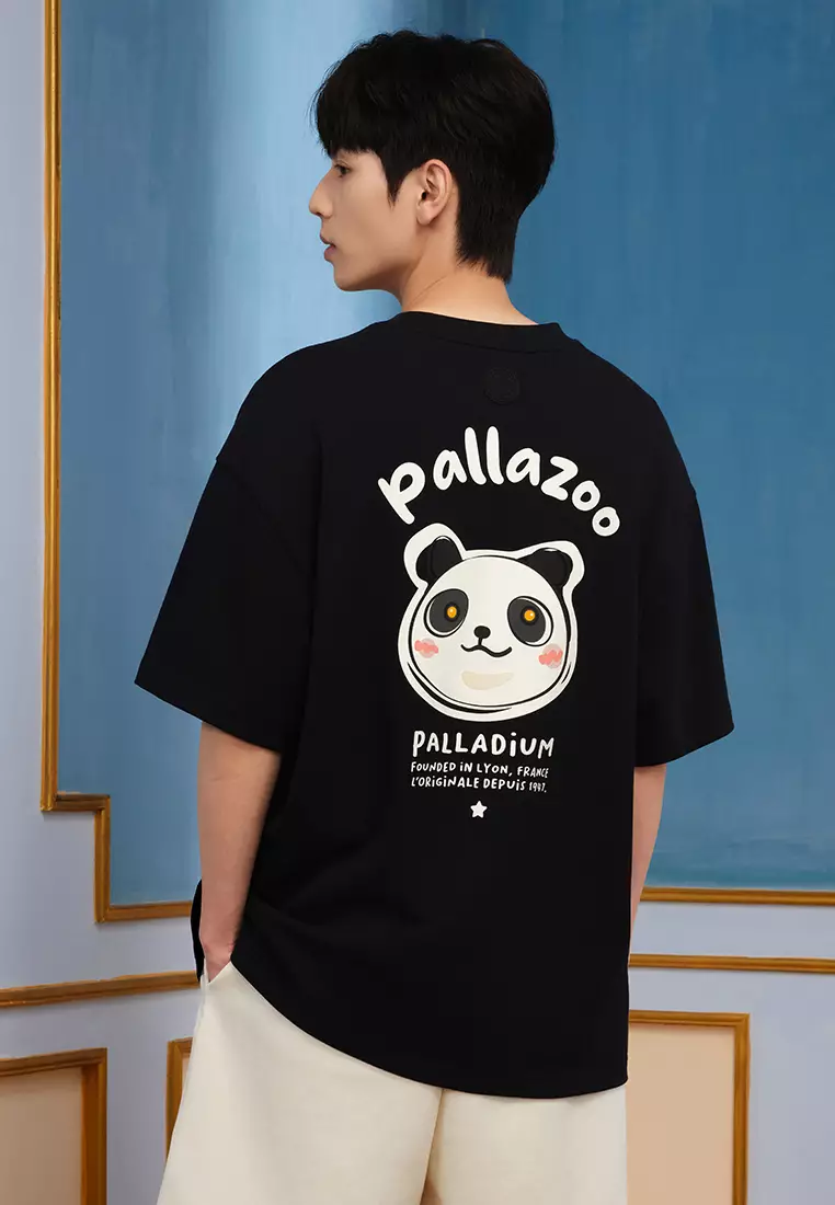 MEN'S PALLADIUM LOGO LOOSE FIT COTTON T-SHIRT