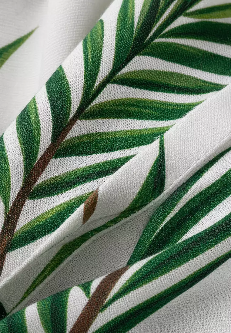 Women's Green Print Kimono Jacket