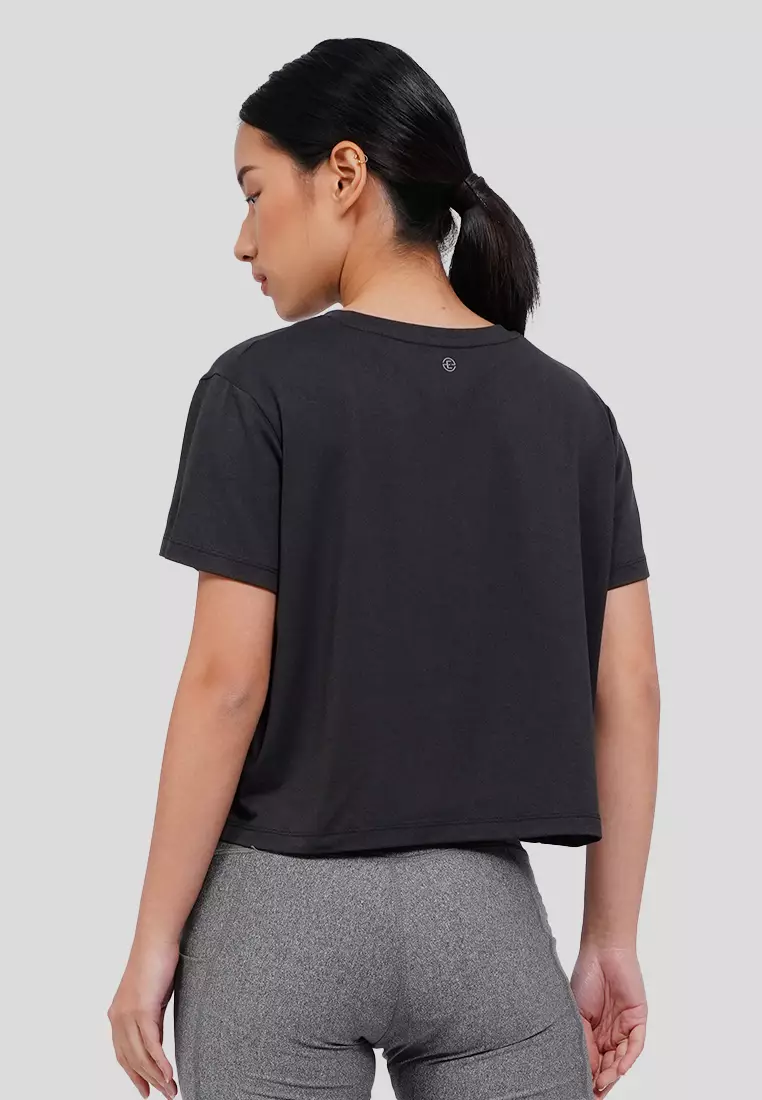 Short Sleeve Active Cropped T-Shirt