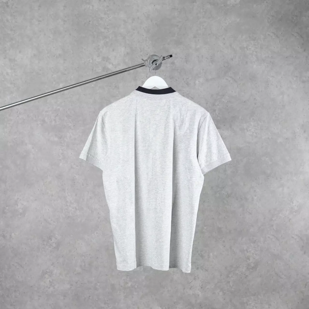 Polo HUGO BOSS PADDY 1 HALF COLLAR NAVY OATMEAL GREY POLO 100% ORIGINAL