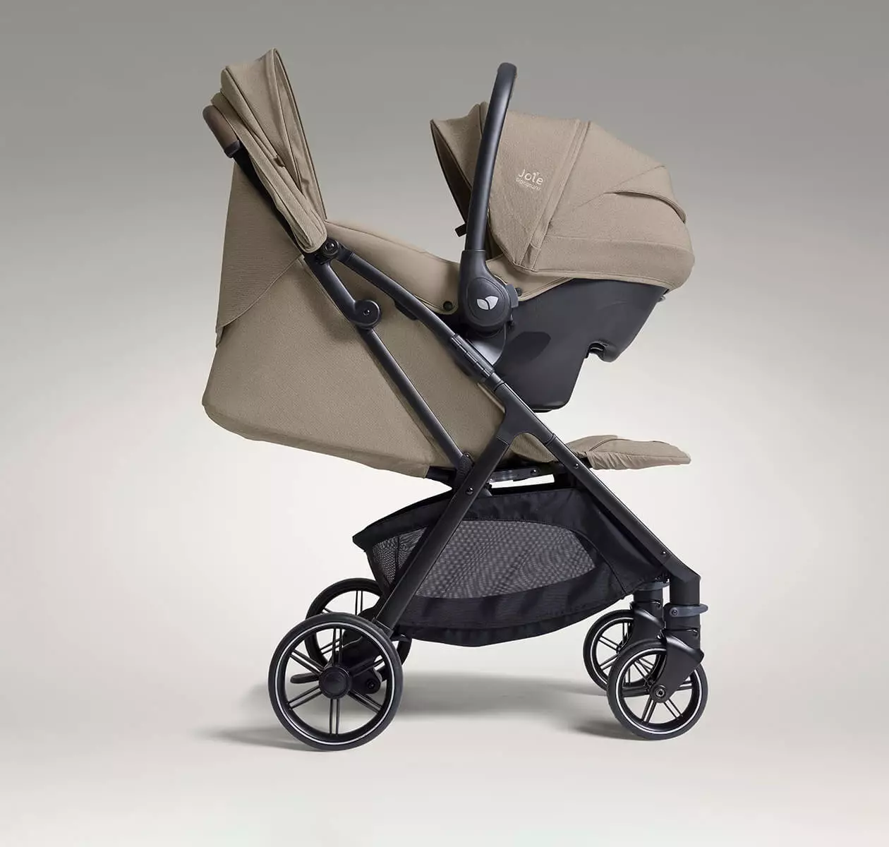 Joie Signature Parcel™ LX Stroller Sandstone - Kereta Dorong Bayi