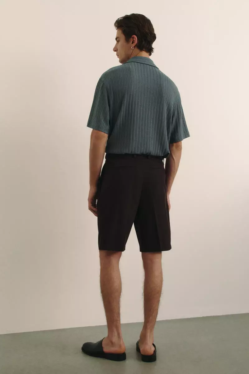 Relaxed Fit Twill bermuda shorts
