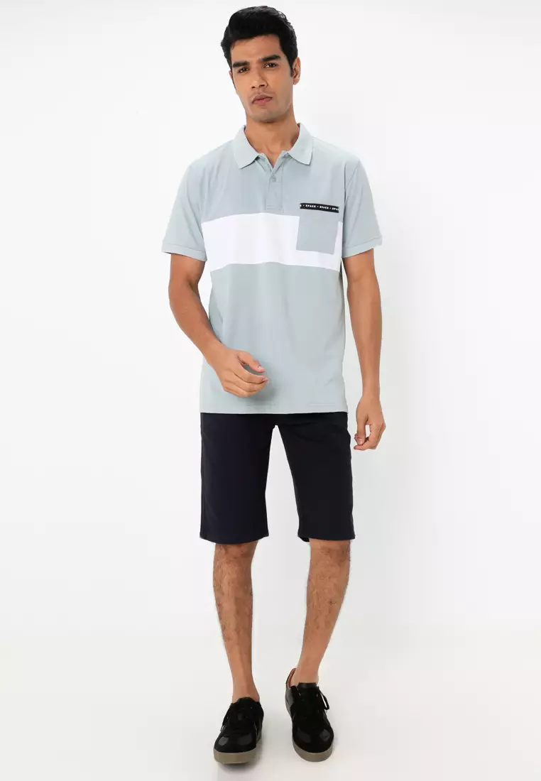 Space Block Polo Shirt