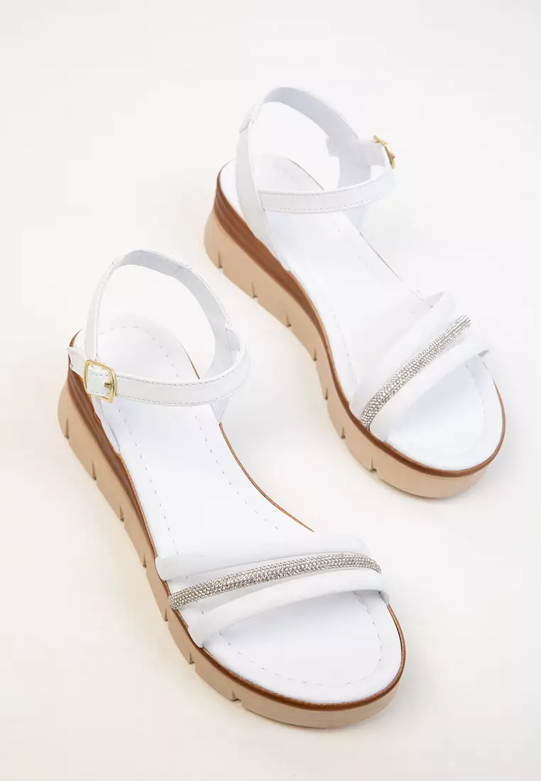 White Women's Sandals 20331