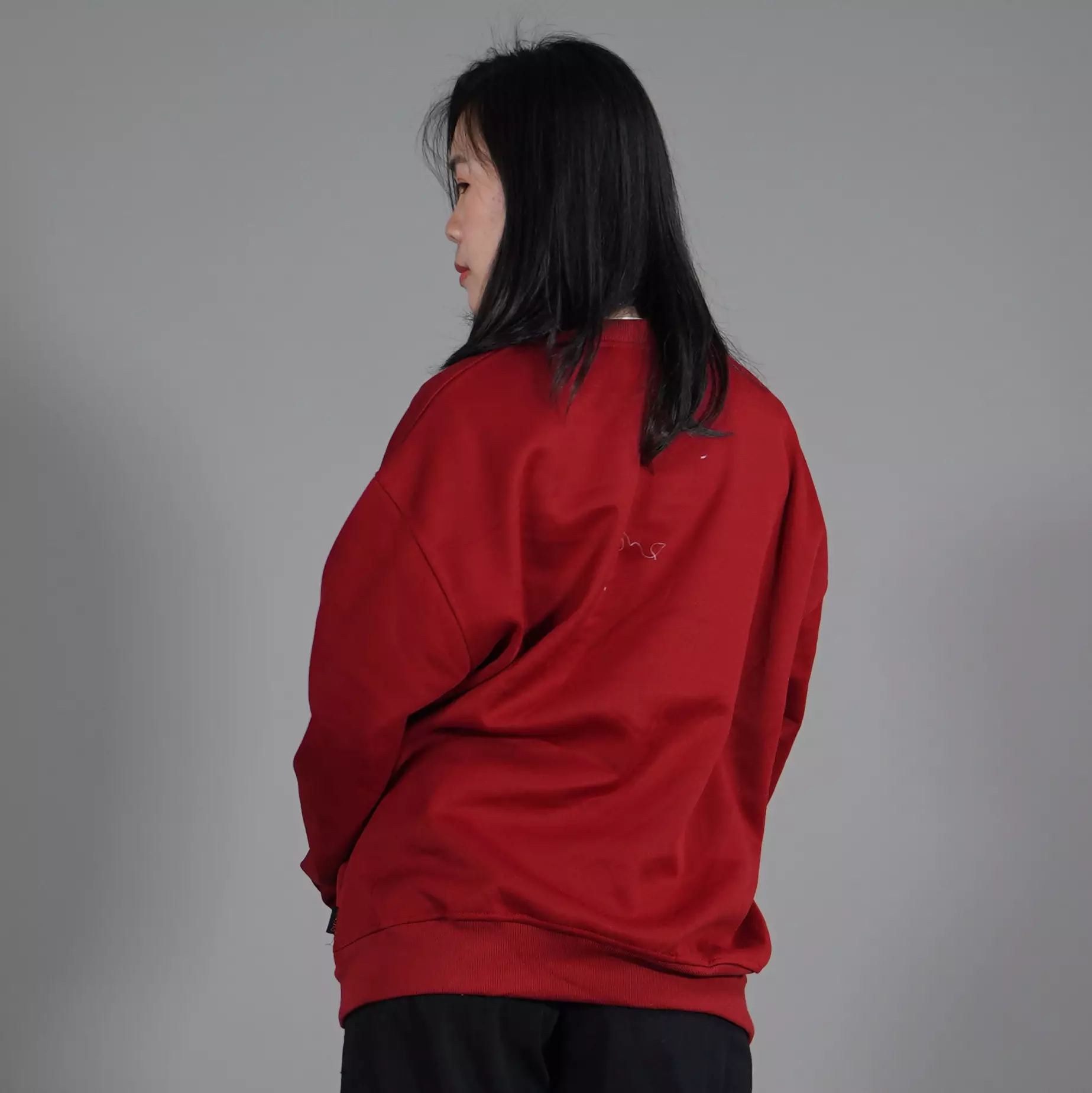  BEST Sweater Marun Sweater Unisex Sweater Sablon Sweater Oversize - Marun