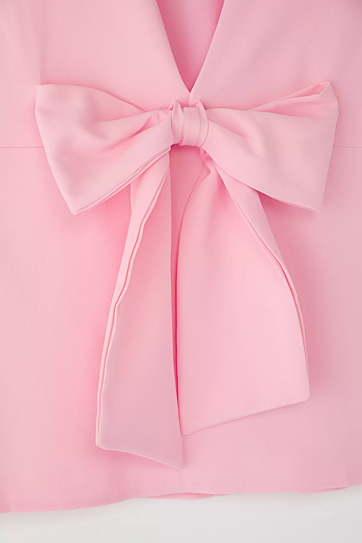 Pink Sleeveless Back Low-Cut Stylish Blouse Plus Size Tbbss25Af00089