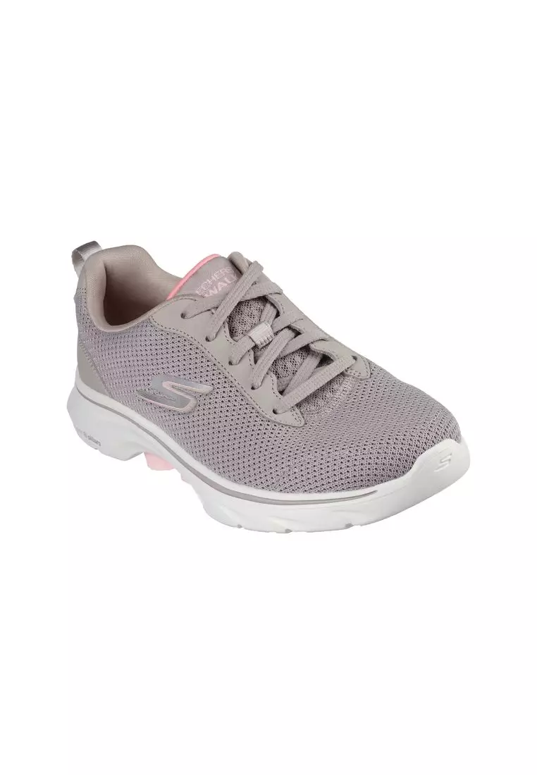 Discount on Skechers  shoes - SKU: Skechers Womens Go Walk 7 Basic Athletic Mesh Lace Up