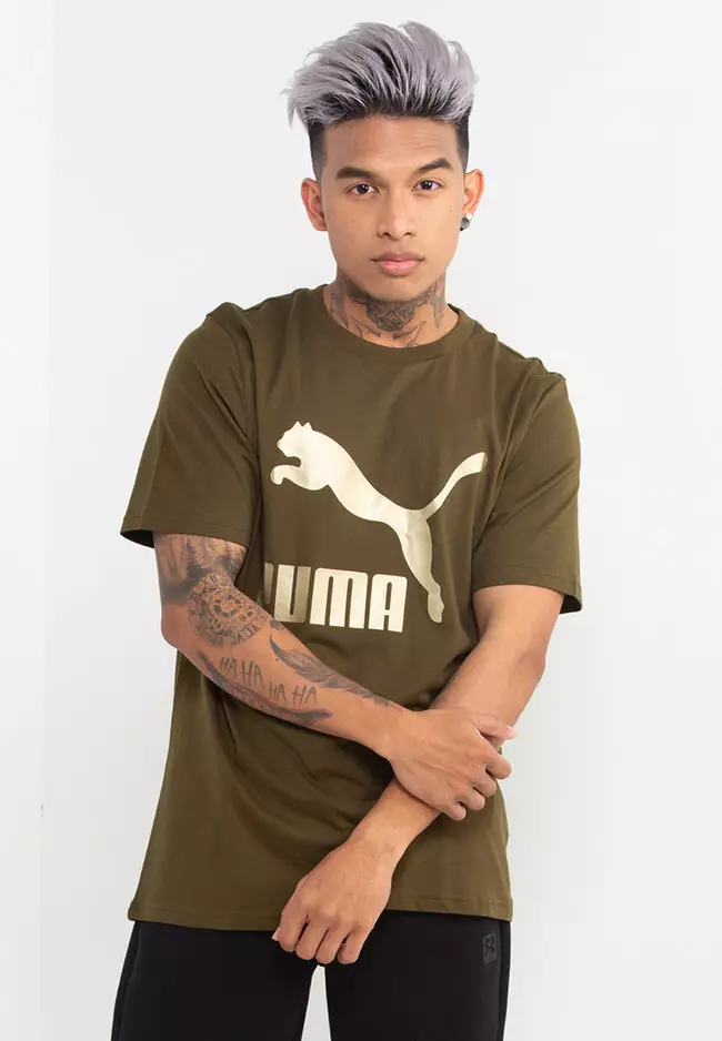 Buy PUMA Classics Logo Metallic Tee Men 2024 Online ZALORA Singapore